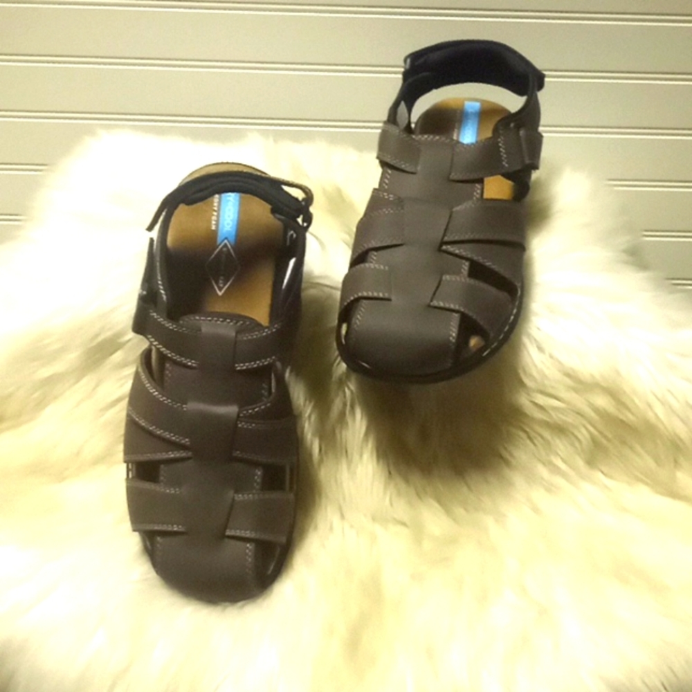St. John's Bay Felix Brown Memory Foam Sandals
